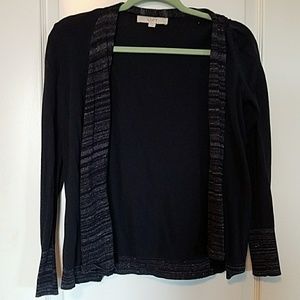 LOFT navy blue cardigan - Size S